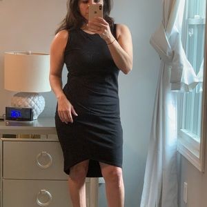 GB asymmetrical cotton dress